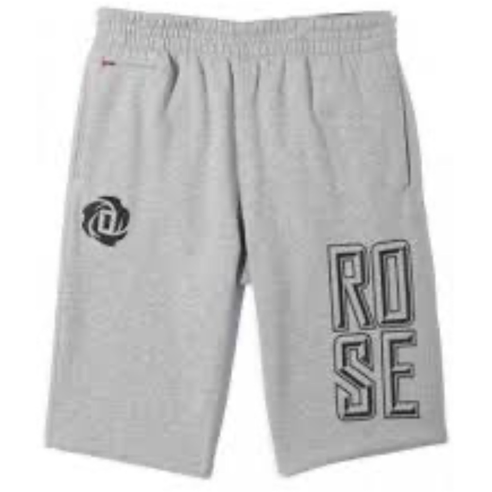 Adidas Men's Athletic Gray D Rose Shorts